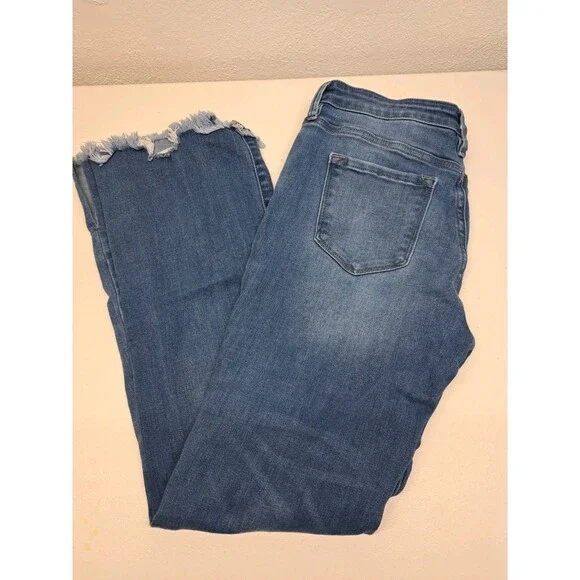 Kancan By Maurice's Frayed Jeans 9 - Picture 2 of 6